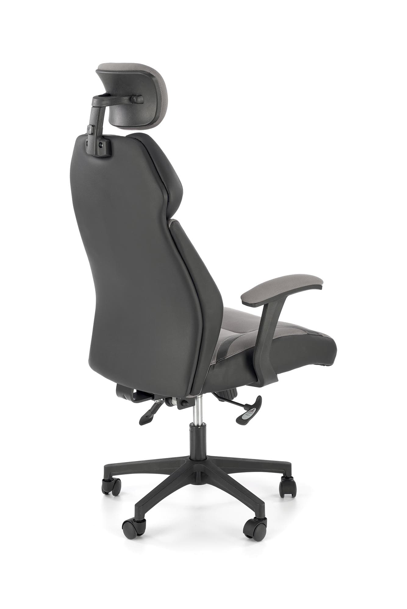Sedia direzionali da ufficio in ecopelle Chrono Grigio (1)