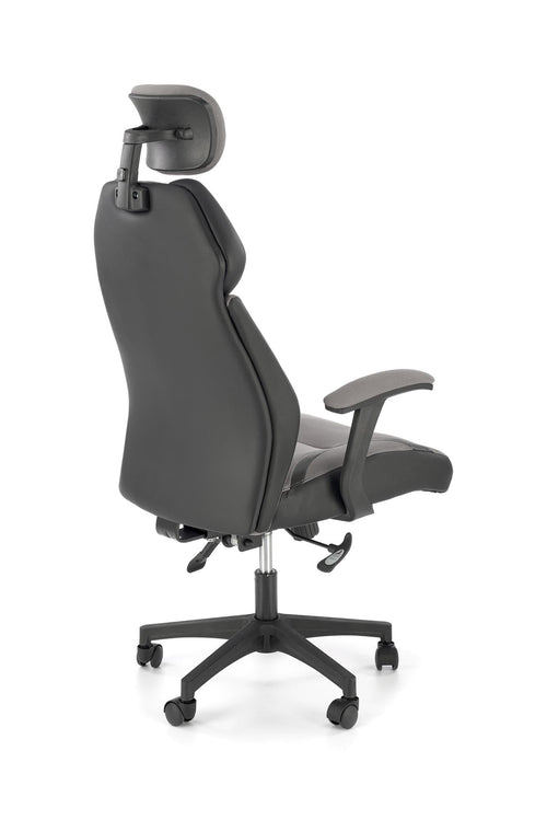 Sedia direzionali da ufficio in ecopelle Chrono Grigio (1)