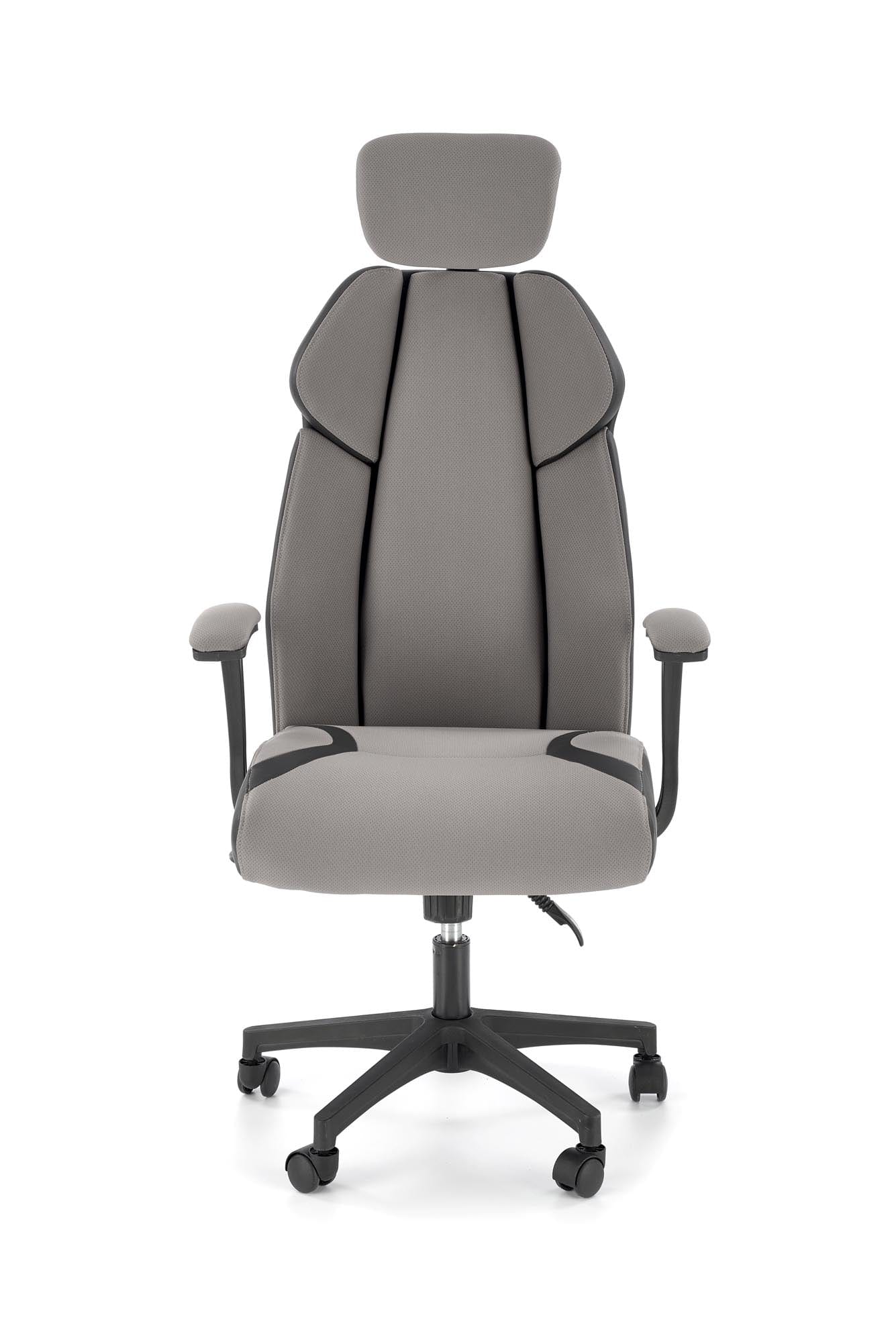 Sedia direzionali da ufficio in ecopelle Chrono Grigio (3)