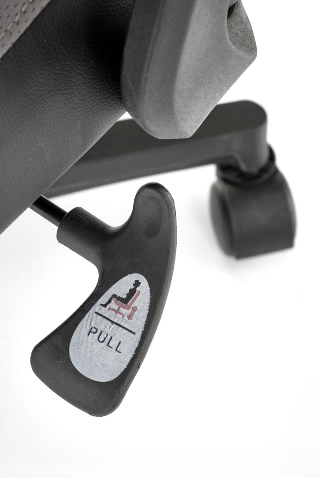 Sedia direzionali da ufficio in ecopelle Chrono Grigio (5)