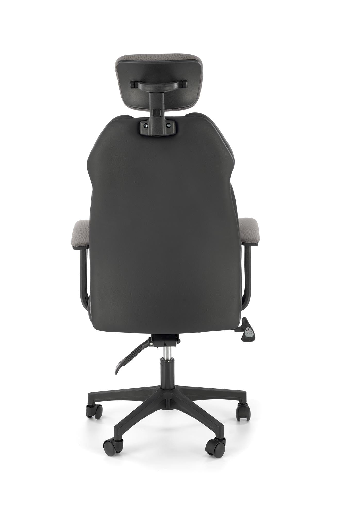 Sedia direzionali da ufficio in ecopelle Chrono Grigio (6)