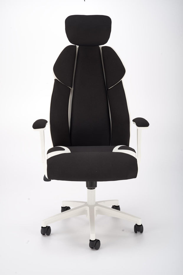 Sedia direzionali da ufficio in ecopelle Chrono Nero (4)