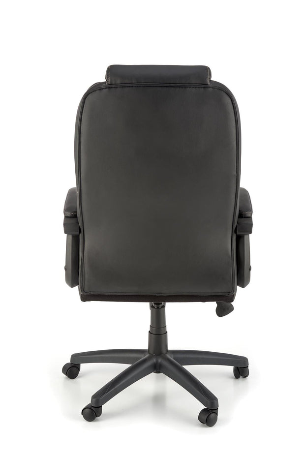 Sedia direzionali da ufficio in ecopelle Gandalf Nero (2)