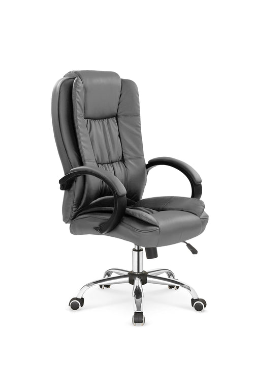 Sedia direzionali da ufficio in ecopelle Relax Grigio