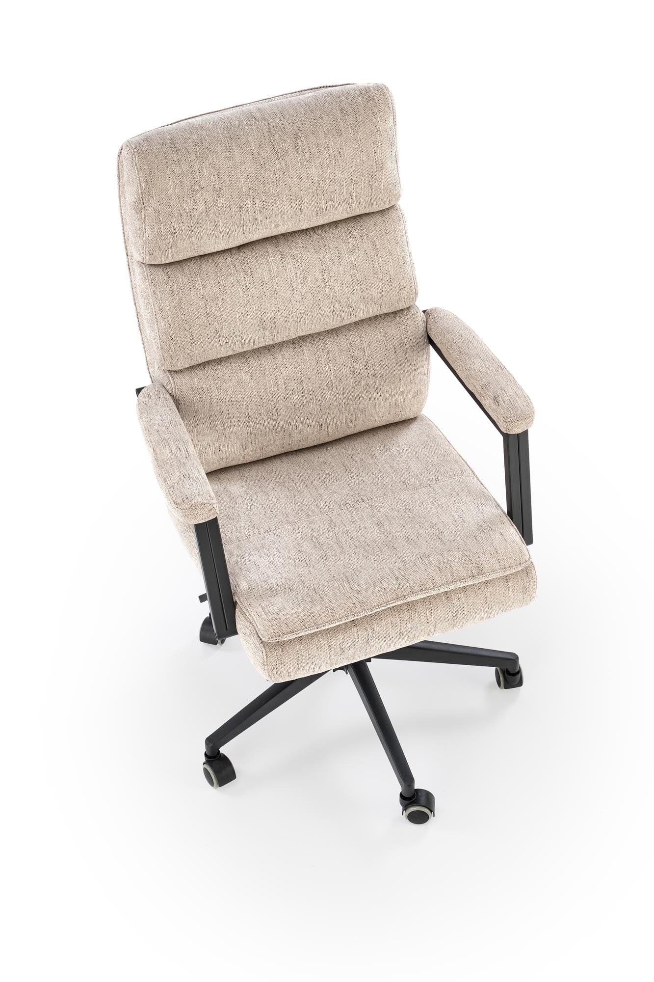 Sedia direzionali da ufficio in tessuto Adriano Beige (1)