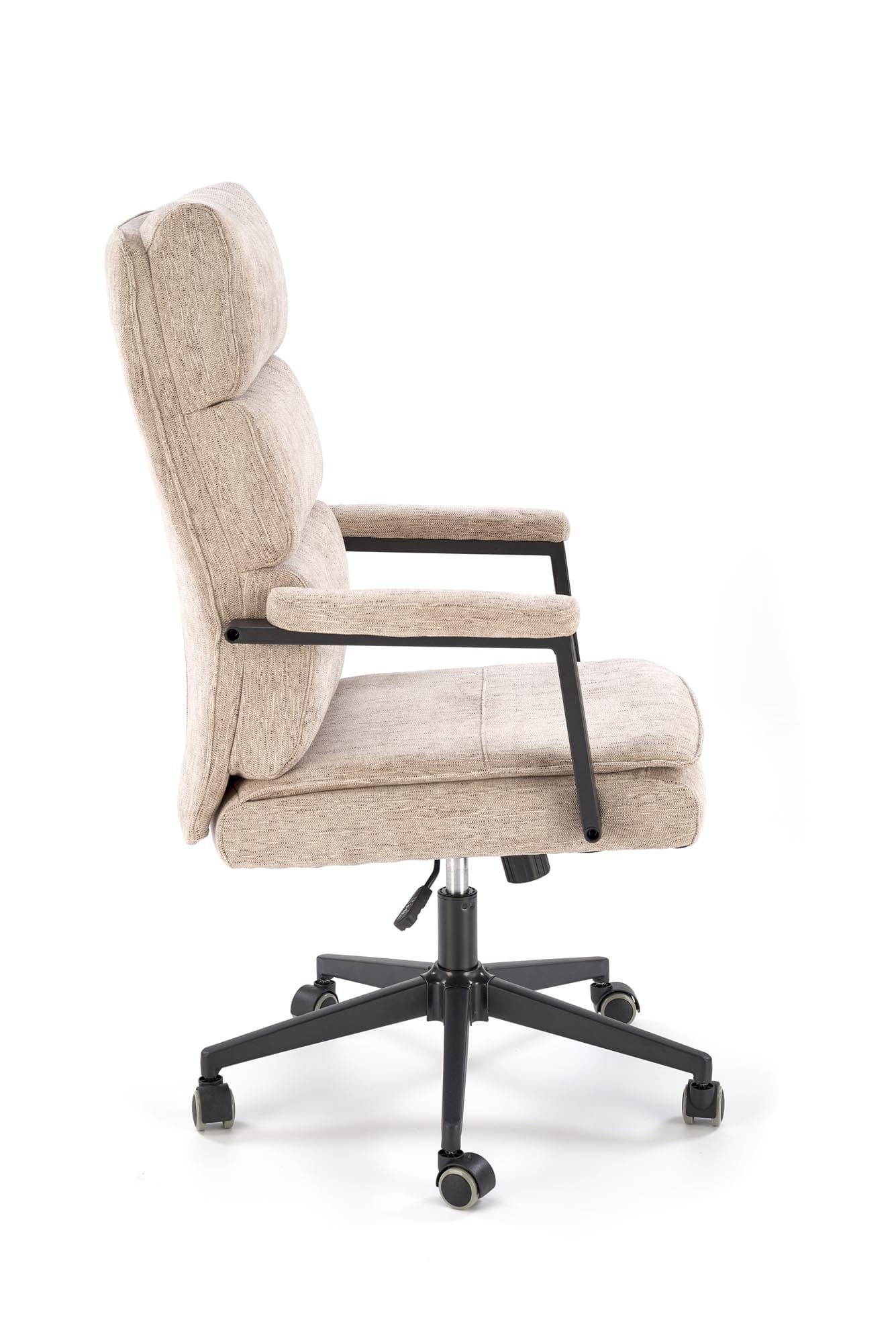 Sedia direzionali da ufficio in tessuto Adriano Beige (4)