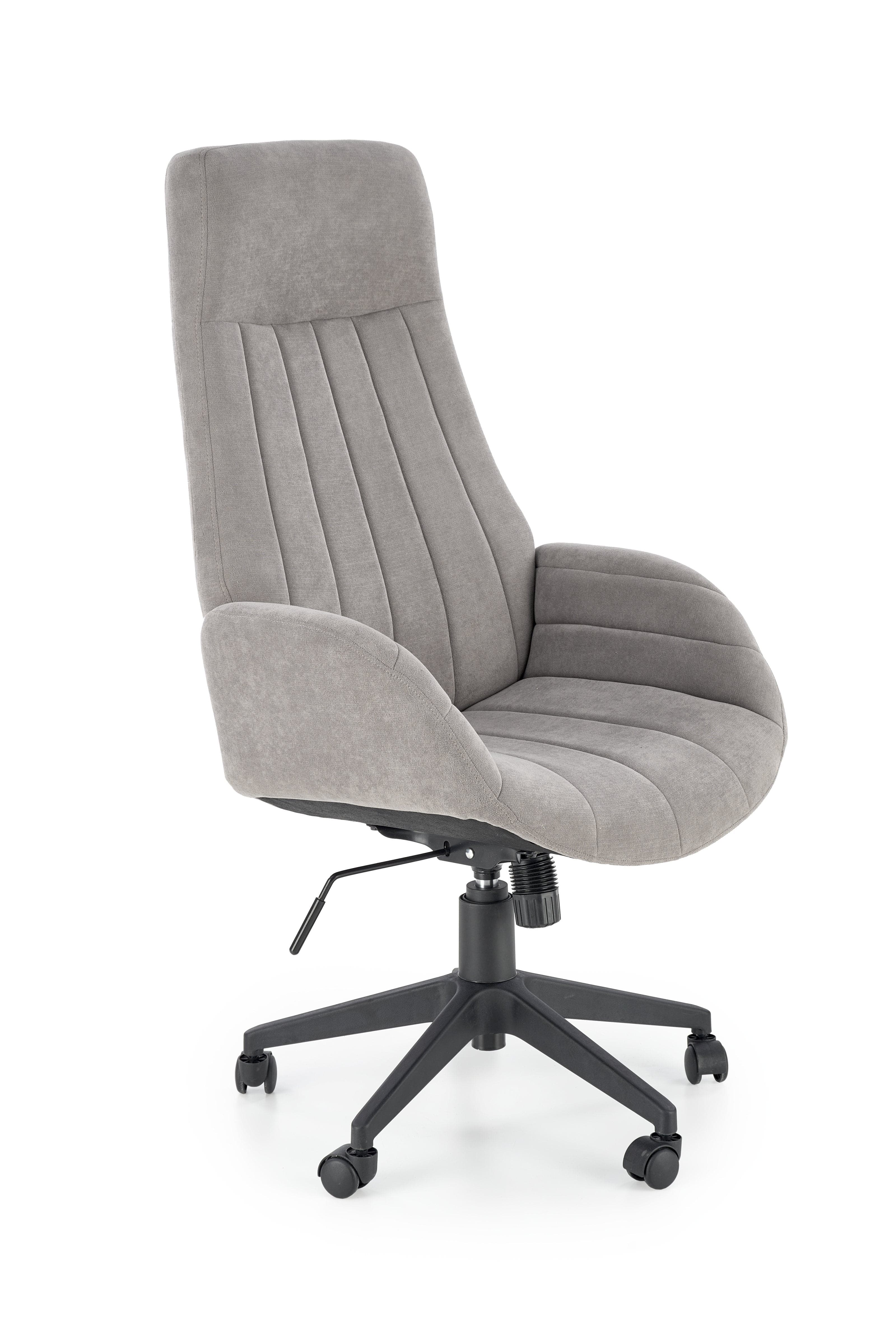 Sedia direzionali da ufficio in tessuto Harper Grigio
