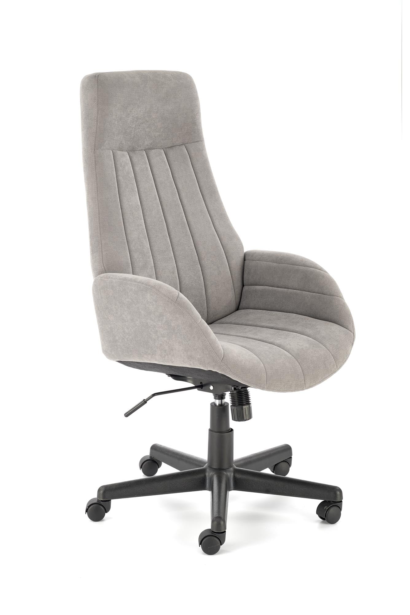 Sedia direzionali da ufficio in tessuto Harper Grigio (4)