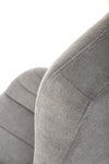 Sedia direzionali da ufficio in tessuto Harper Grigio (7)
