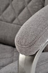 Sedia direzionali da ufficio in tessuto Helder 2 Grigio (7)