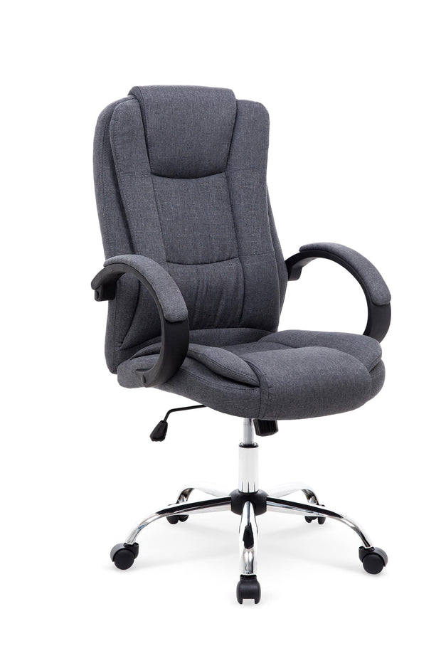 Sedia direzionali da ufficio in tessuto Relax 2 Grigio