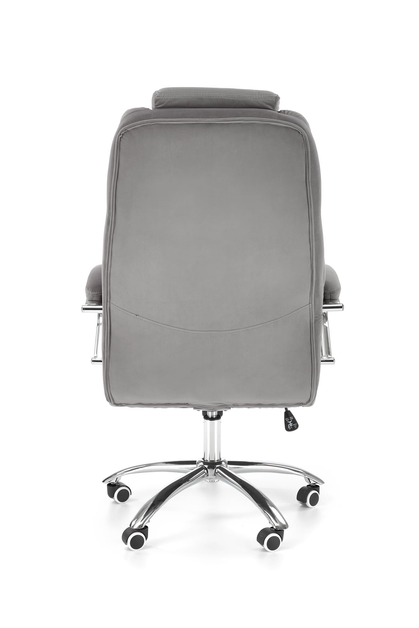 Sedia direzionali da ufficio in velluto King 2 Grigio (2)