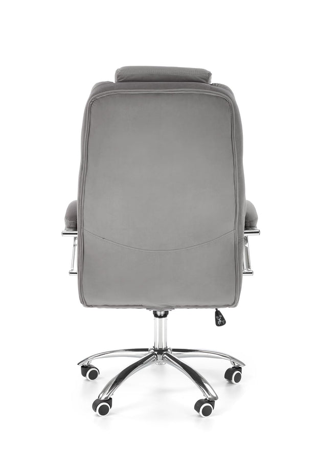 Sedia direzionali da ufficio in velluto King 2 Grigio (2)