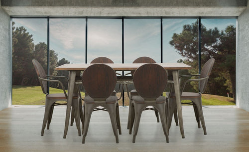 Sedia Harlem cm 54x51x83 Set 2 Pz (Altezza Seduta cm 43） (1)