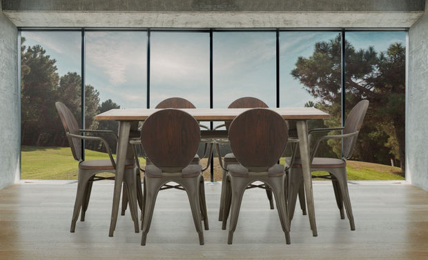Sedia Harlem cm 54x51x83 Set 2 Pz (Altezza Seduta cm 43） (1)