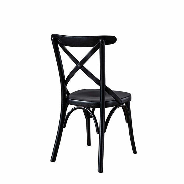 Sedia in legno Albero 15 Nero (2)