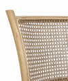 Sedia in legno e rattan Carrel Naturale (5)