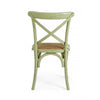 Sedia in legno e rattan Cross Verde (3)