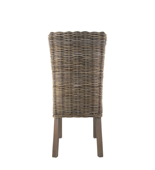 Sedia in legno e rattan Fox Bleached Naturale (1)