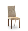 Sedia in legno e rattan Fox Monica Naturale