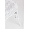 Sedia in legno e rattan Globo Bianco (4)