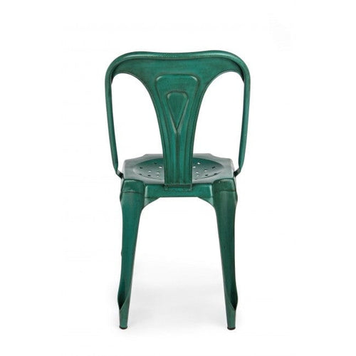 Sedia in metallo Droid Verde (1)