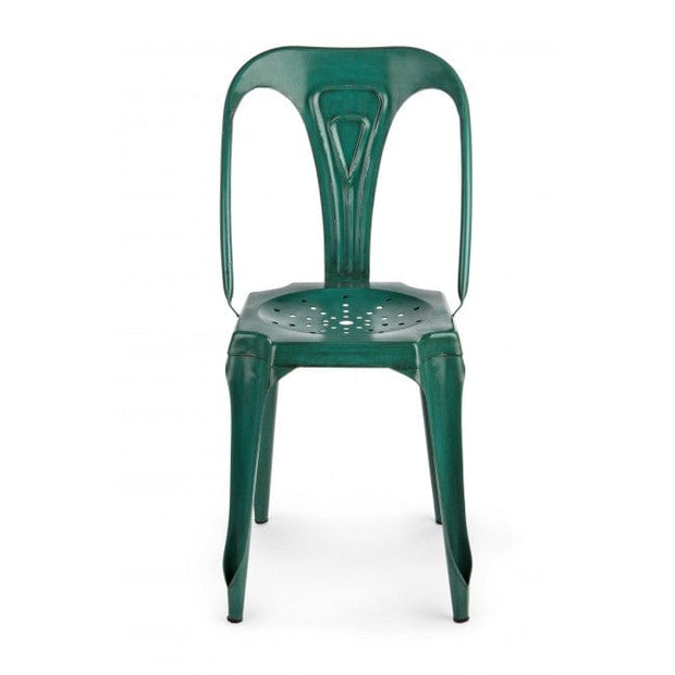 Sedia in metallo Droid Verde (2)
