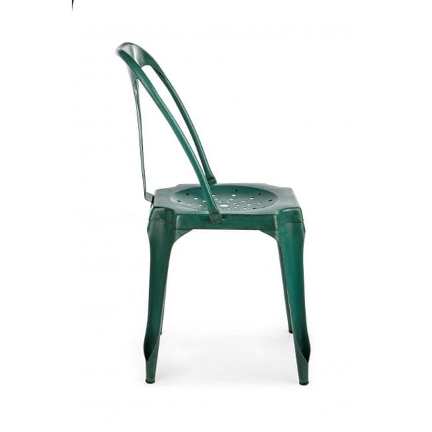 Sedia in metallo Droid Verde (3)