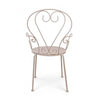 Sedia in metallo Ettienne Beige (2)