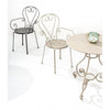 Sedia in metallo Ettienne Beige (5)