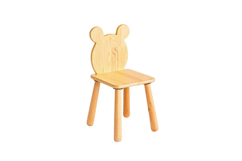 Sedia per bambini in legno Bear Quercia