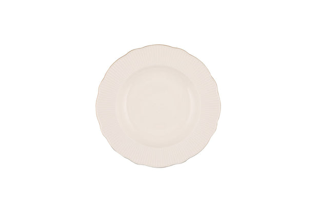 Servizio di piatti in ceramica Benoly Oro, 58 pezzi (3)