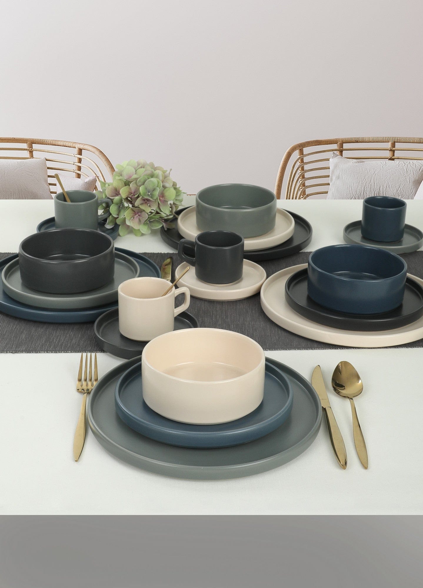 Servizio di piatti in ceramica Mix Multicolore, 20 pezzi (2)