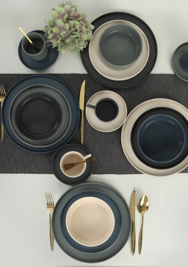 Servizio di piatti in ceramica Mix Multicolore, 20 pezzi (3)