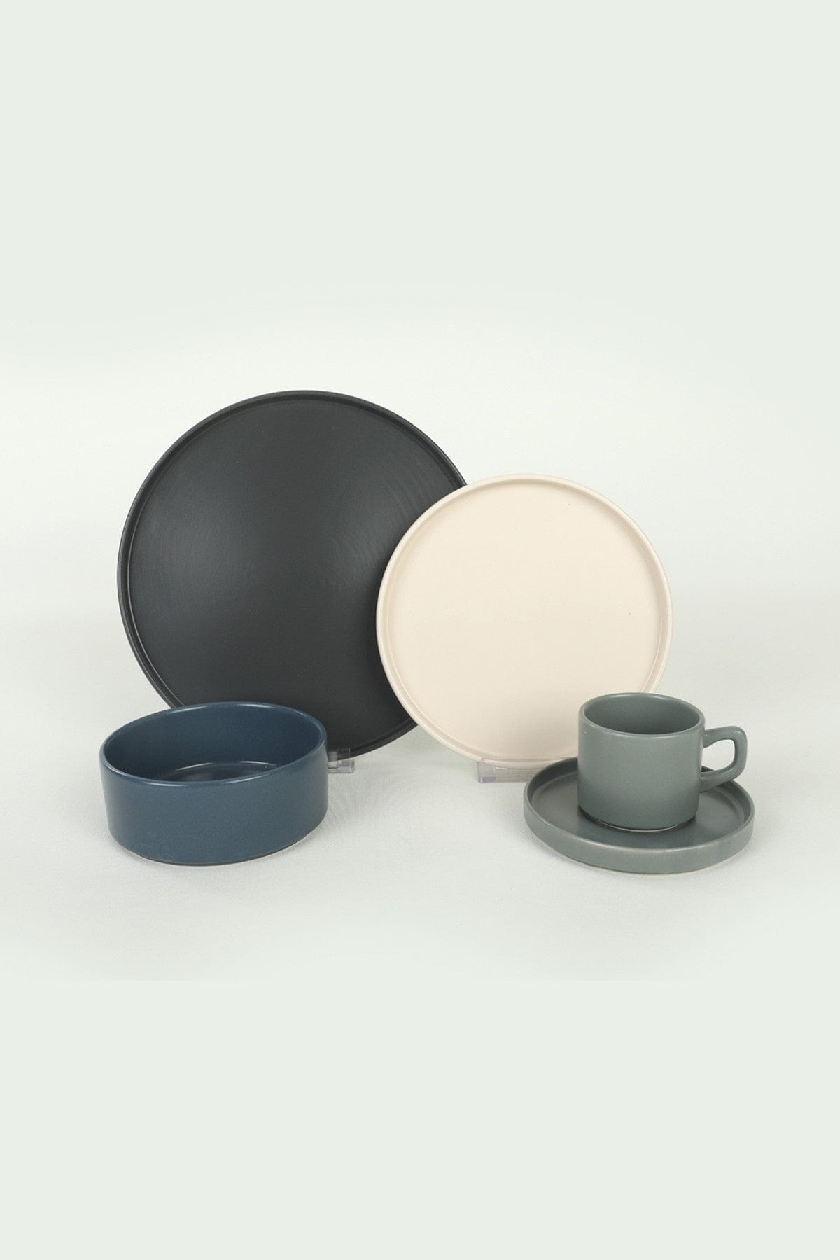 Servizio di piatti in ceramica Mix Multicolore, 20 pezzi (6)