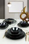 Servizio di piatti in ceramica Tyo Nero, 24 pezzi (3)