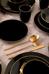Servizio di piatti in ceramica Tyo Nero, 30 pezzi (3)
