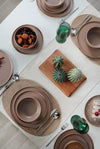 Servizio di piatti in ceramica Xander Cappuccino, 18 pezzi (1)