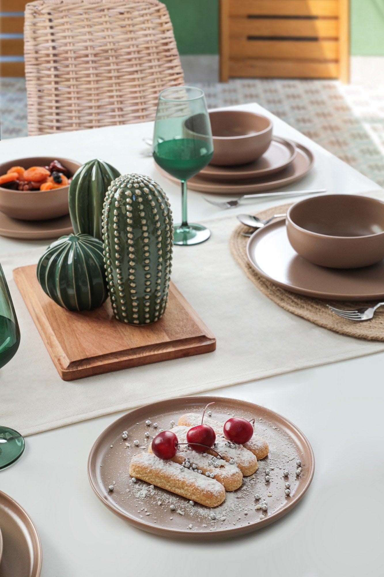 Servizio di piatti in ceramica Xander Cappuccino, 18 pezzi (2)