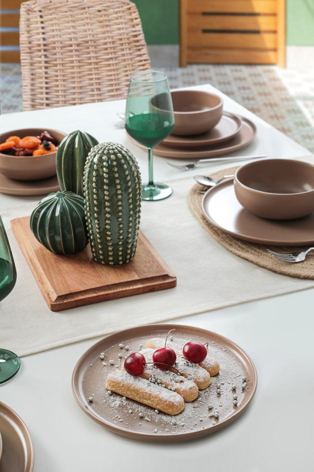 Servizio di piatti in ceramica Xander Cappuccino, 18 pezzi (2)