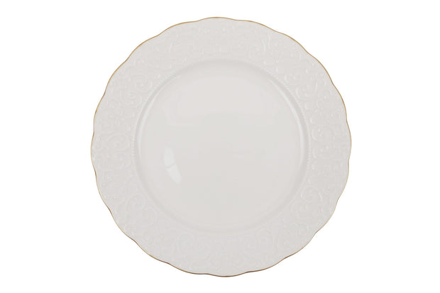 Servizio di piatti in porcellana Berni Dinner Bianco, 24 pezzi (6)