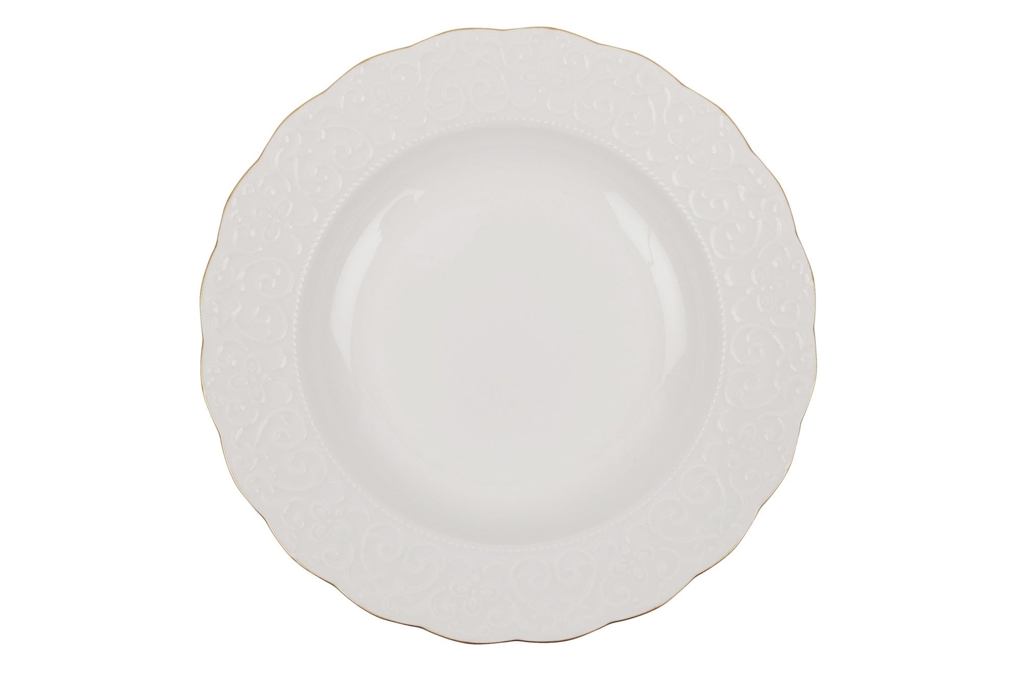 Servizio di piatti in porcellana Berni Dinner Bianco, 24 pezzi (8)