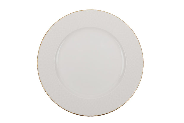 Servizio di piatti in porcellana Ellis Dinner Bianco, 24 pezzi (9)