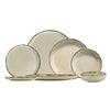Servizio di piatti in porcellana Garth Beige, 24 pezzi