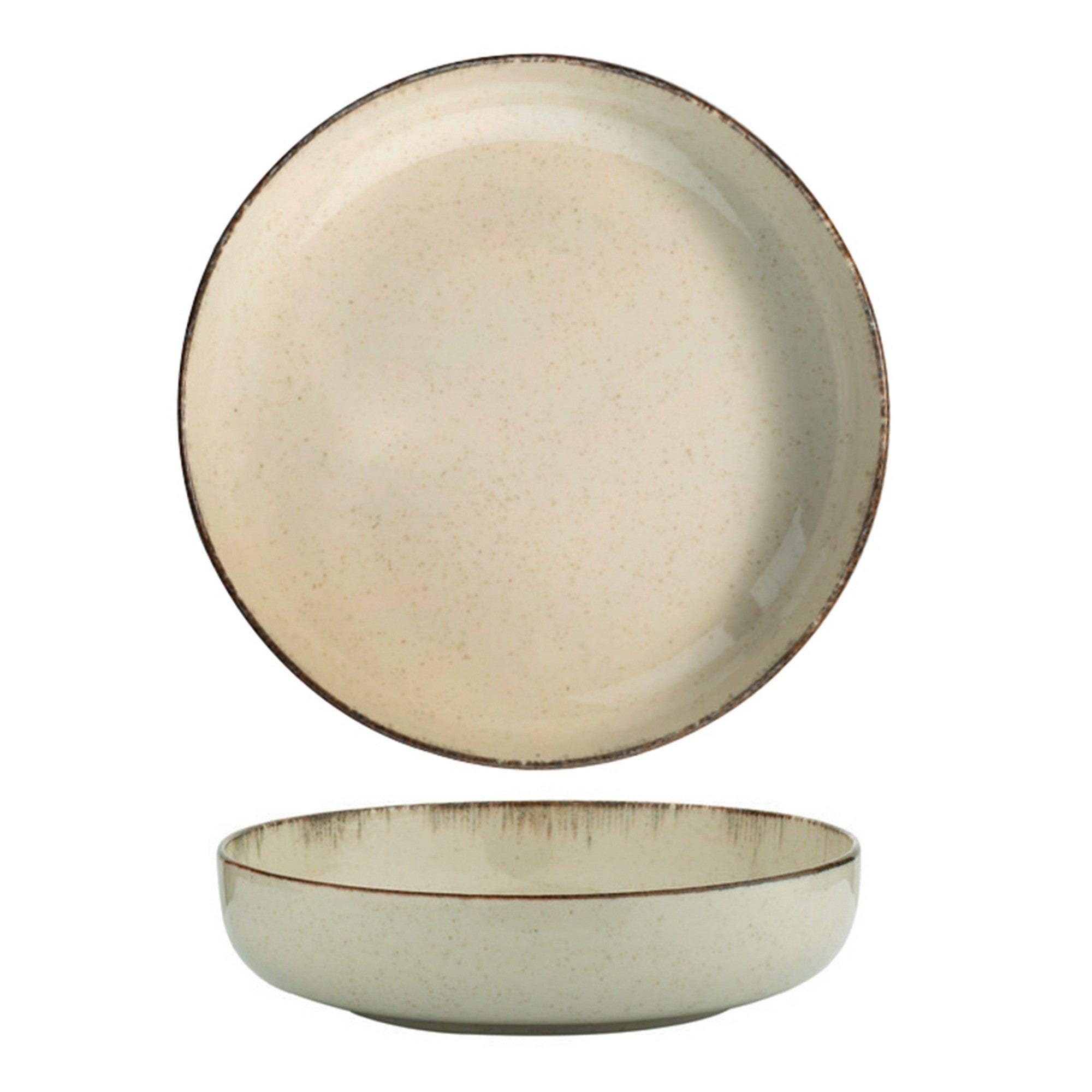 Servizio di piatti in porcellana Garth Beige, 24 pezzi (3)