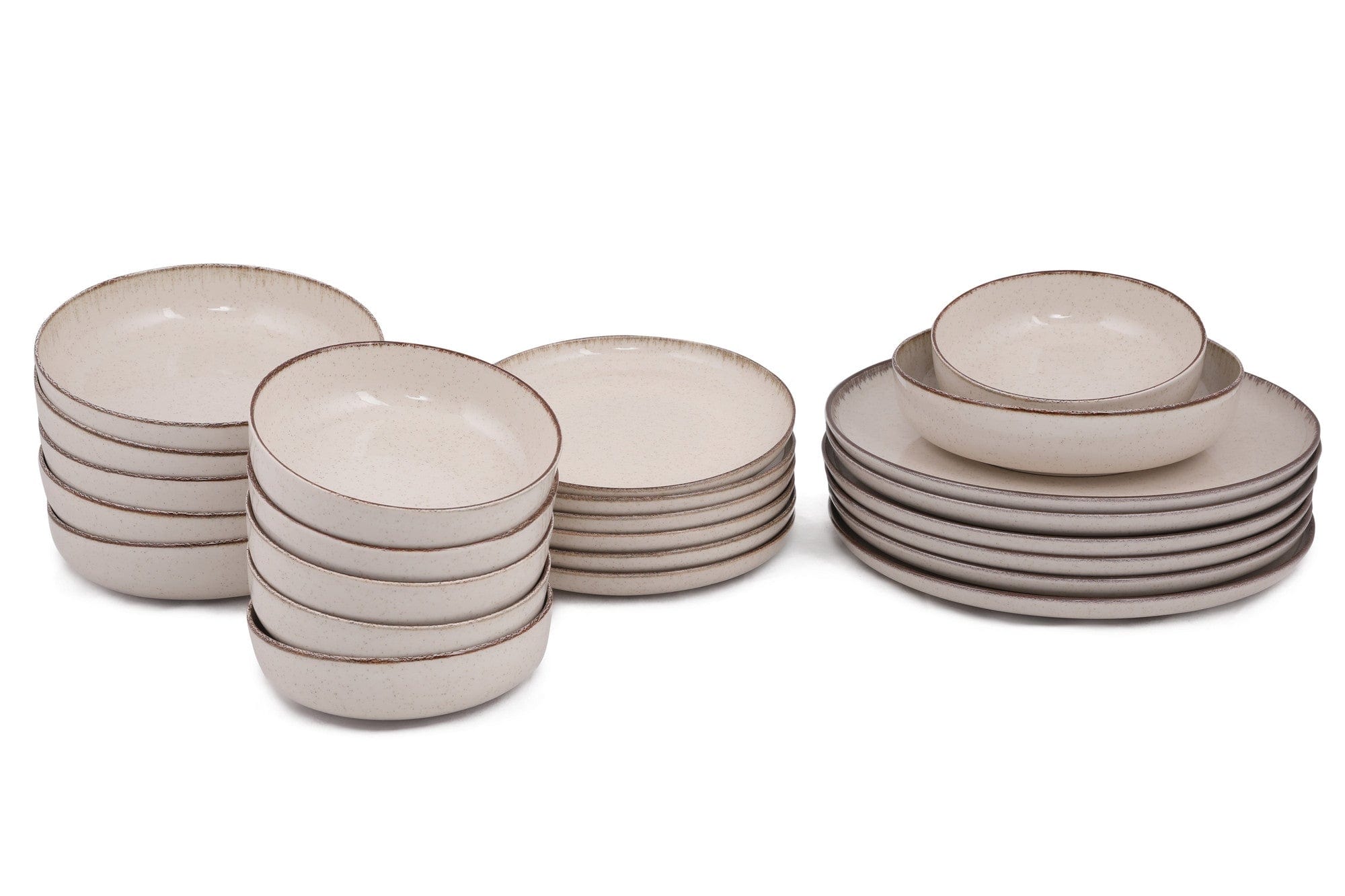 Servizio di piatti in porcellana Garth Beige, 24 pezzi (9)