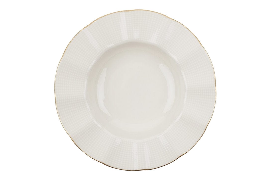 Servizio di piatti in porcellana Martell Dinner Crema, 24 pezzi (6)