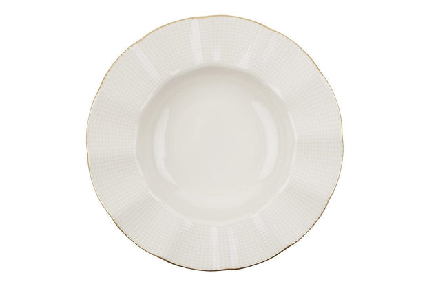 Servizio di piatti in porcellana Martell Dinner Crema, 24 pezzi (6)