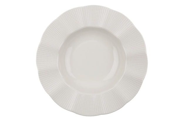 Servizio di piatti in porcellana Minerva Bianco, 18 pezzi (2)