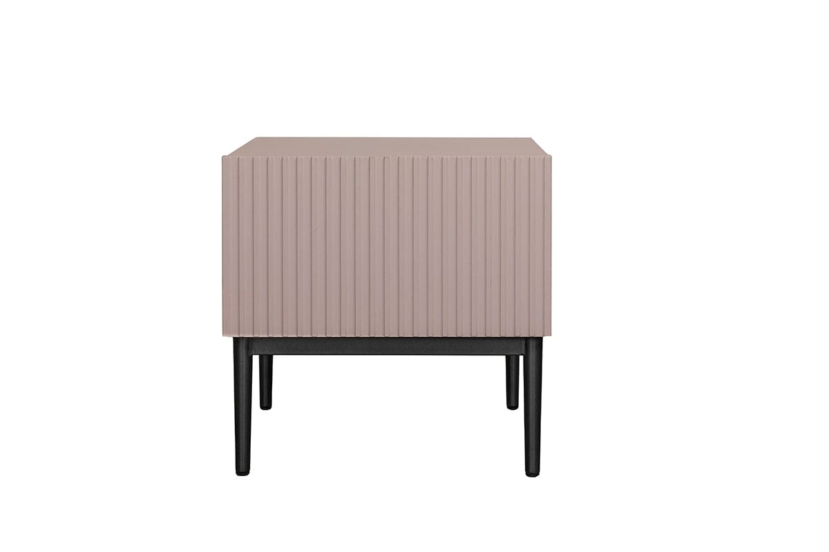 Set 2 comodini con cassetto Nicole 46-1SZ Nero (2) & BGRTPL-NICOLE-SZAFKA-NOCNA-46-1SZ-CZARNY